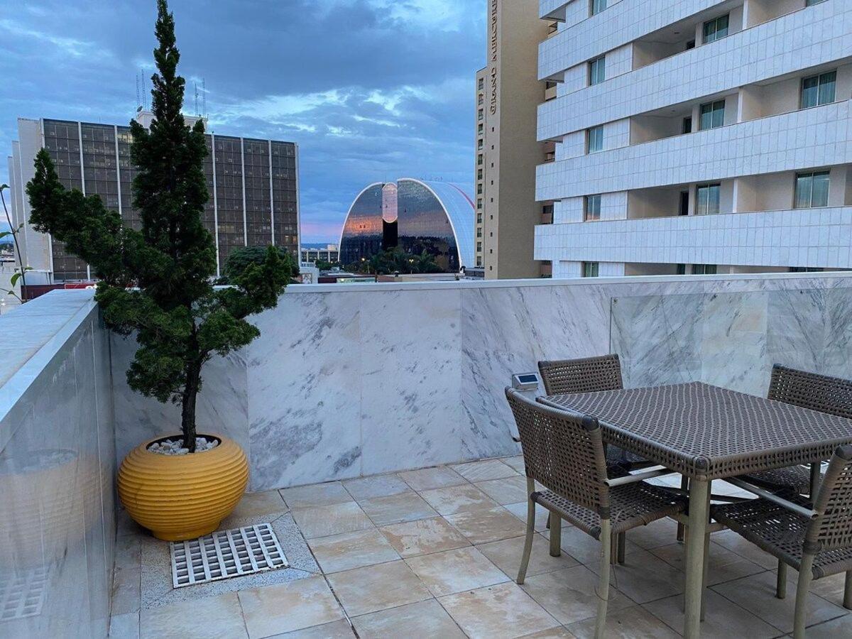 Flat Encantador No 11º Com Vista Pra Torre De Tv 巴西利亚 外观 照片