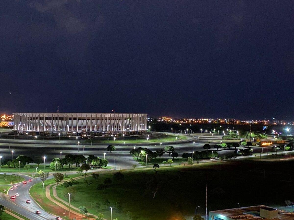 Flat Encantador No 11º Com Vista Pra Torre De Tv 巴西利亚 外观 照片