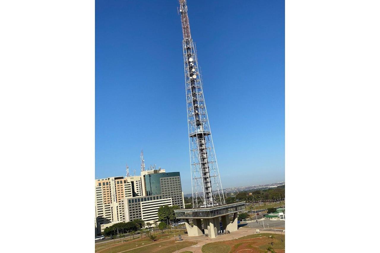 Flat Encantador No 11º Com Vista Pra Torre De Tv 巴西利亚 外观 照片